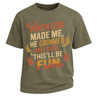 Als Gott mich zum Spaß machte – T-Shirt