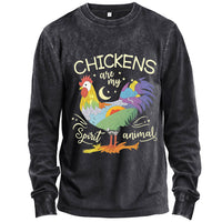 Chickens Spirits Unite Christmas Long Sleeve Shirt