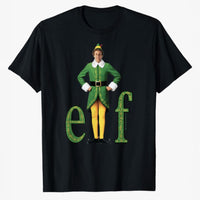 Buddy der Elf Weihnachts-T-Shirt mit aufgedrucktem Motiv