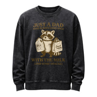 Just a Dad—Came Back With the Milk (and Snacks) Sweatshirt