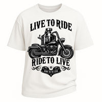 Live to Ride Motorcycle Tee