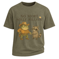 No More Willy Nillyin Cowboy Animal T-shirt